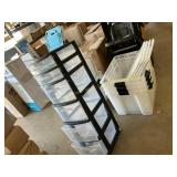 Homz 6-Drawer Organizer Black, IRIS 62.8-qt