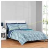 Mainstays Reversible Comforter Set, Queen