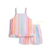 Wonder Nation Girls Cotton Top & Shorts 5