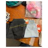 L Grey and L Blue shorts
