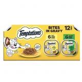 Temptations Bites in Gravy Cat Food and cat nip tr