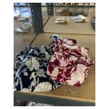 L Women s red and blue Sundresses