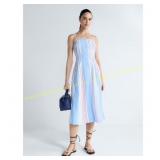 L Free Assembly Sleeveless Midi Dress