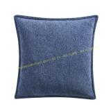 Mainstays 22" x 22" Blue Chenille Throw Pillow