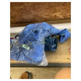 Longline M blue blazer &size 12 cuff jeans