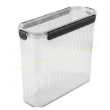 Thyme & Table 20.5 Cup Clear Ribbed Storage