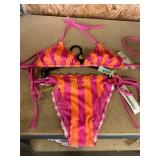 Pink & Orange bikini Top Sz M & bottoms Sz L