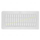 Imperial 4x10 White Plastic Floor Register