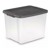 50 Qt. Storage Bin in Flat Gray