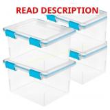 Sterilite 4-Pack Gasket Box, 32 Qt Bins and other