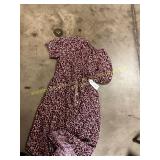Purple dress & blue sweater, women, size large (L)