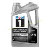 Mobil 1 Advanced Full Synthetic Oil, 15W-50
