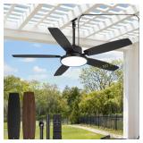 Fanbulous 52" Outdoor Ceiling Fan with Light