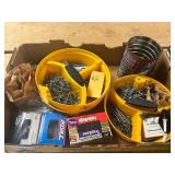 Flat of Assorted Screws + Nails