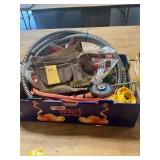 Tool Belt, Grinder, Cable Casing, Etc