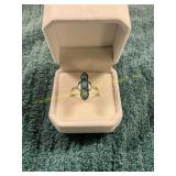 Vin. Size 9 Turquoise Native American Ring
