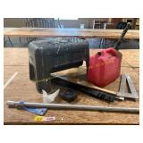 Fuel Can, Stool, Etc