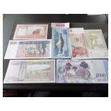 Collection of foreign paper money