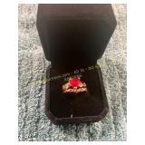 Ladies Size 6 Double Stacked Ring