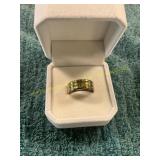 Men s size 8.5 Gold Wedding Band