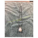 20in Moonstone Dragon Pendant Necklace