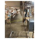 Rolling Luggage Rack/Clothes Rack