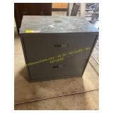 Two Drawer Metal File Cabinet