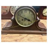 Mantle Clock w/Key, No Glass Front