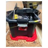 Craftsman Tote with Various Car Parts