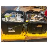 2ct Totes of Electrical Parts