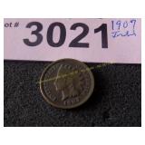 1907 Indian head penny
