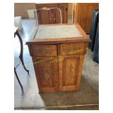 Marble top cabinet