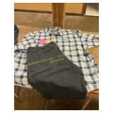 Cabelas 3xl Plaid + Size 42 Gray Shorts