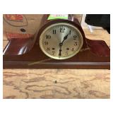 Mantle Clock w/Key, No Glass Front