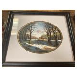 Framed Winter Scene