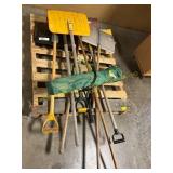 Shovels, Tennis Racket, Chair