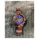 Royal Blue + Silver Luxury Business Watch