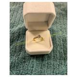 Size 6 1ct Gold Wedding Engagement Ring