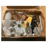 Mixed Flat of Antique Lighting Accessories