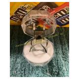 Vin. Size 6 .925 Sterling Silver Diamond Ring