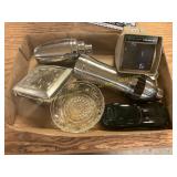 Decanter, Clock , Shakers