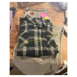 Size 44x30 Wrangler Pants + 3XL Button Down