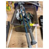 Assorted Rope + Trek Poles