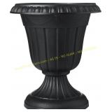 2ct Arcadia PL10BK Classic Plastic Urn Planter