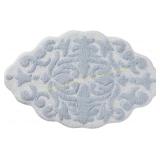 2ct 20" x 32" Ornate Bath Rug - Soft Cotton Mat