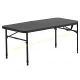 Mainstays 40" Plastic Folding Table, Black