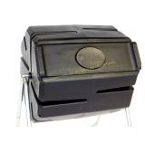 FCmp Outdoor 37 Gal Roto Compost Bin, Black
