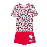 Hello Kitty Women s Graphic Tee & Shorts Set Sz M
