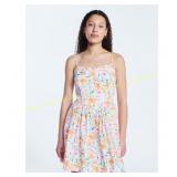 XS Free Assembly Cotton Corset Mini Dress