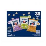 Opened SkinnyPop Variety Popcorn Pack, 0.5 oz, 36